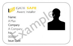 Gate Safe Installer Card | Gate Safe