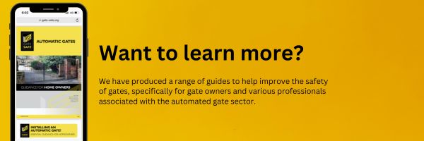 Download our free guides on gate safety 
